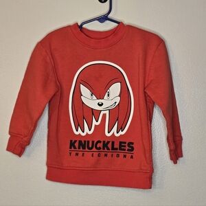 Knuckles Red Kids H&M Sweatshirt